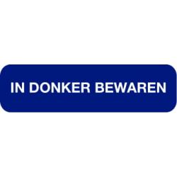 Strooketiket in donker bewaren 44 x 11mm